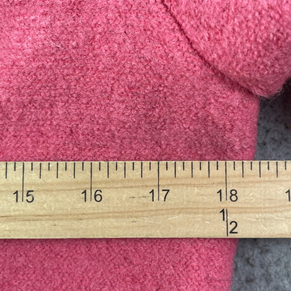 Geiger Boiled Wool Jacket Womens 44 Pink Tyrol Austria Button Up Cardigan Coat - Picture 5 of 9